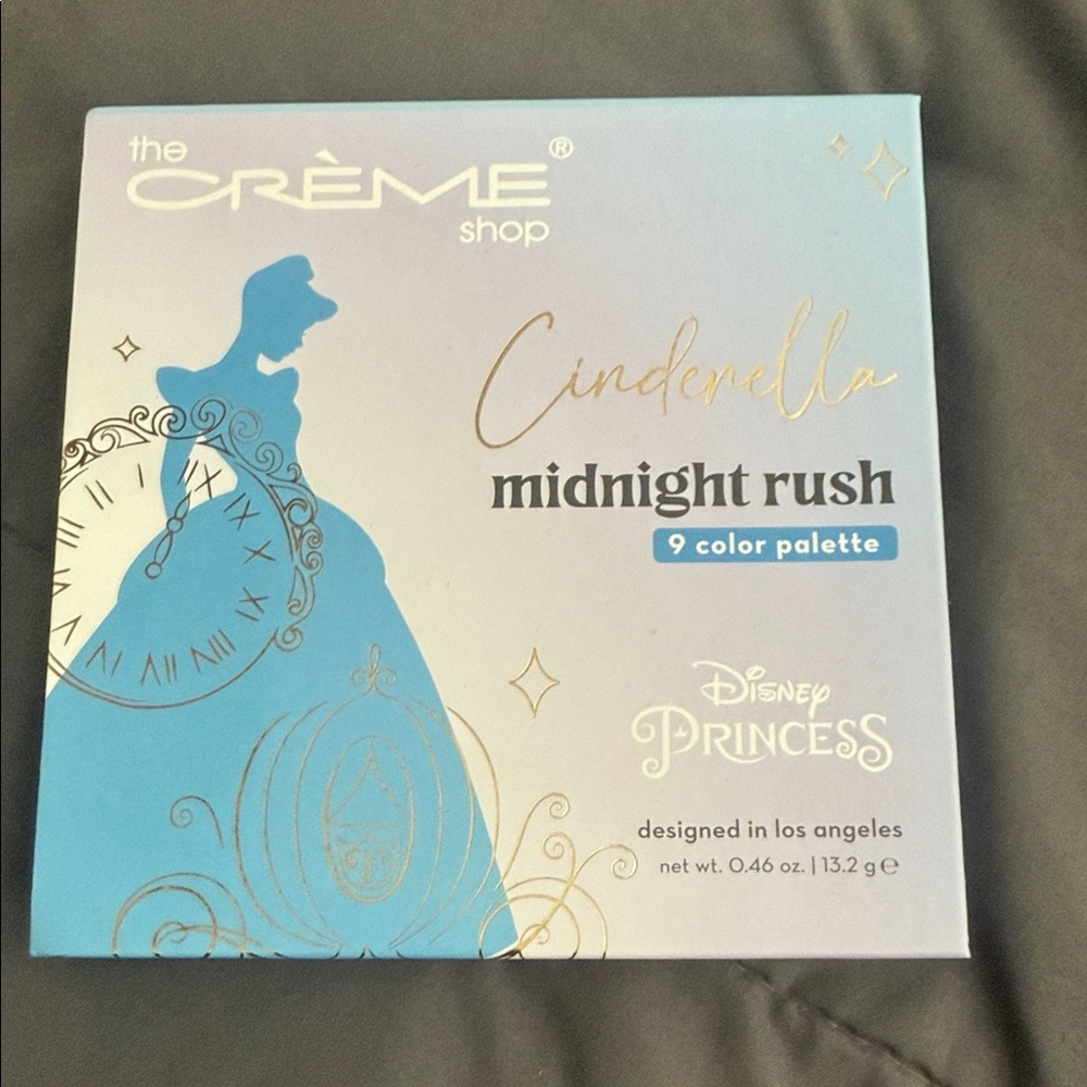 The Crème Shop Cinderella Midnight Rush Palette. Brand new. Eye Shadow. Disney.
